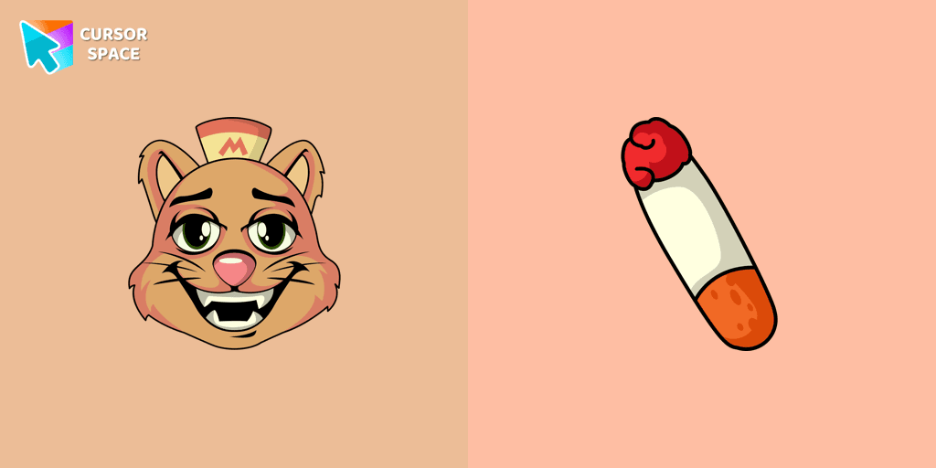 Undertale Burgerpants cursor cursor pack